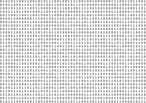 Pantalla de código binario — Archivo Imágenes Vectoriales