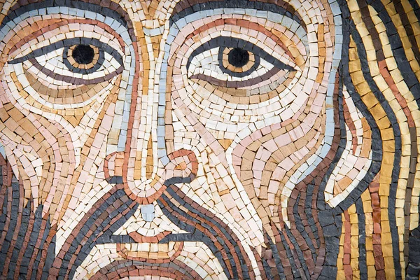 Mozaika: Zbliżenie Jezusa Chrystusa — Zdjęcie stockowe