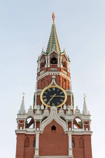 Kremlin chimes of the Spassky tower of the Kremlin. Moscow — Stock Photo, Image