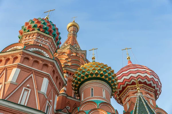 Dome of the Cathedral of Vasily the blessed on red square in Mos — Stock Photo, Image
