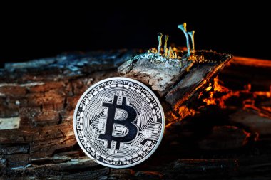 Sikke Bitcoin gizemli bir peyzaj