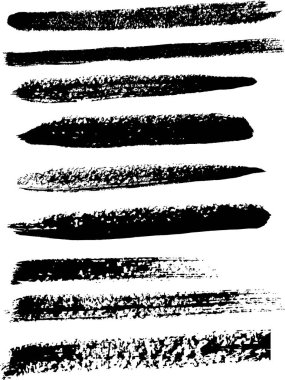 Vektör siyah fırça 