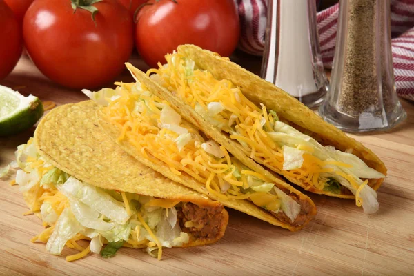 Huisgemaakte taco 's — Stockfoto