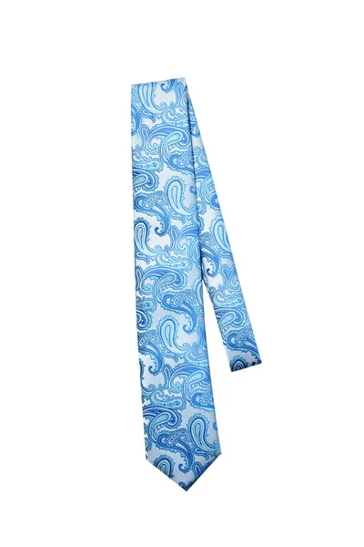 Paisley mavi kravat — Stok fotoğraf