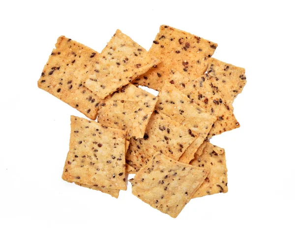 Pikantne porośnięte tortilla chips — Zdjęcie stockowe