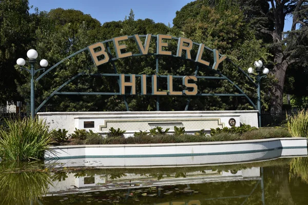 Famoso cartel de Beverly Hills — Foto de Stock