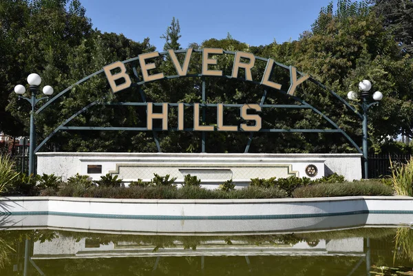 El signo de Beverly Hills — Foto de Stock