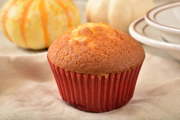 Kukuřičný chléb muffin zblízka — Stock fotografie