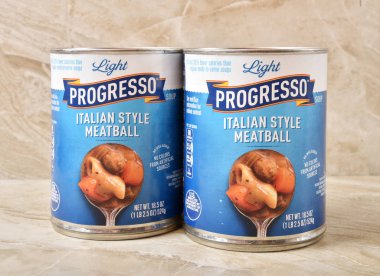Canned meatball soup clipart