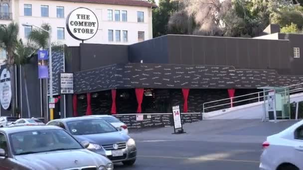 Los Angeles Ocak 2019 Sunset Bulvarı Ndaki Efsanevi Komedi Dükkanı — Stok video