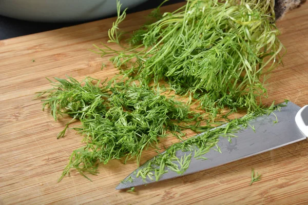 Fresh chopped dill — 스톡 사진