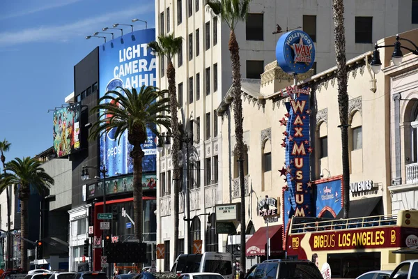 Wachsfigurenkabinett auf dem Walk of Fame in Hollywood — Stockfoto