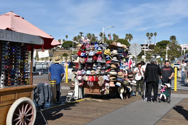 Santa Monica Pier Vendors — 图库照片