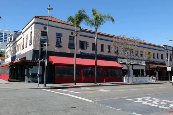 Santa Monica March 2020 Upscale Steakhouse Ocean Avenue Santa Monica — Stock Photo, Image