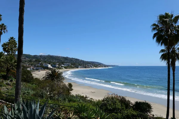 Die Küste Laguna Beach Kalifornien Ein Tropisches Paradies — Stockfoto