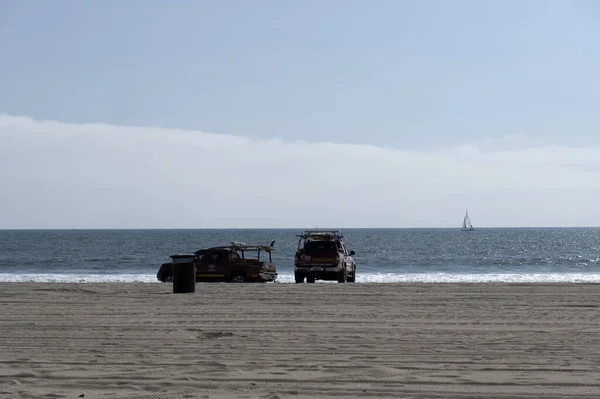 Los Angeles Usa Квітня 2020 Lifeguard Parol Venice Beach Щоб — стокове фото