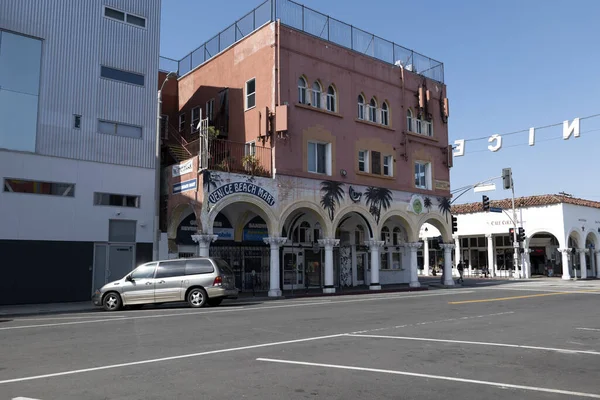 Venice Beach Estados Unidos Abril 2020 Windward Plaza Bajo Famoso — Foto de Stock