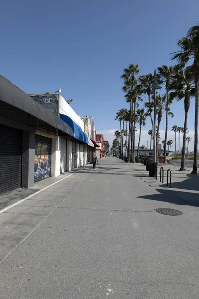 Venice Beach Estados Unidos Abril 2020 Mundialmente Famoso Paseo Marítimo — Foto de Stock