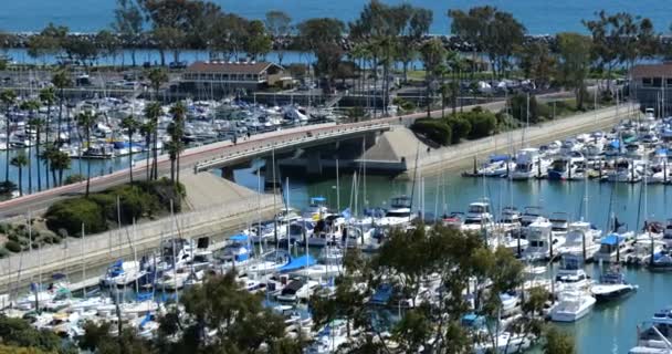 ポイント カリフォルニアの美しい港 — ストック動画