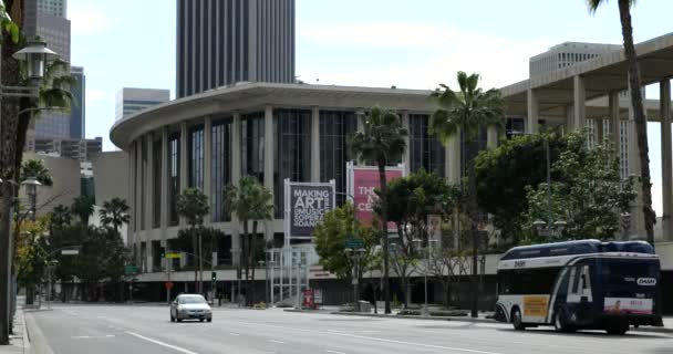 Los Angeles Usa Marca 2020 Centrum Muzyczne Los Angeles Jest — Wideo stockowe