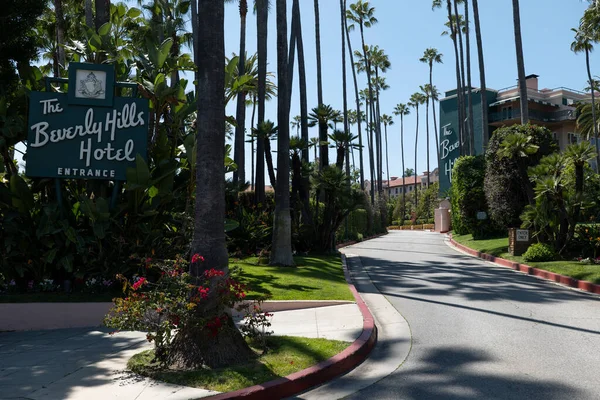 Beverly Hills Usa April 2020 Det Berömda Beverly Hills Hotel — Stockfoto