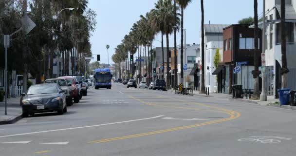 Venice Usa Abril 2020 Abad Kinney Blvd Distrito Comercial Moda — Vídeos de Stock