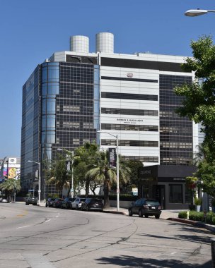 Los Angeles, CA / USA - 9 Mayıs 2020: Cedars Sinai Tıp Merkezindeki araştırma binası