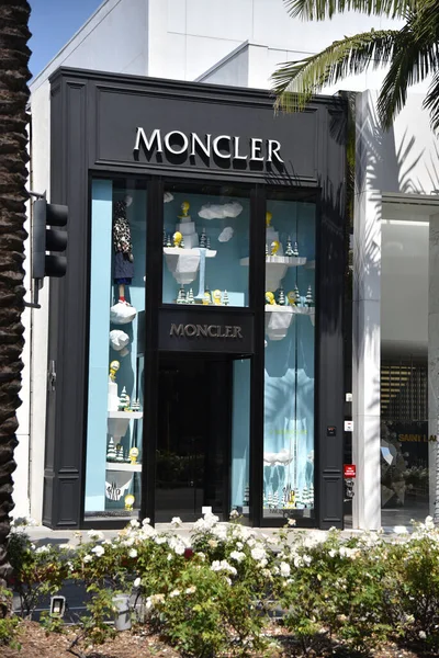 Beverly Hills Usa Mei 2020 Moncler Winkel Rodeo Drive Gesloten — Stockfoto