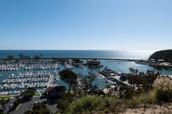 Bela Marina Porto Dana Point Califórnia Uma Atração Turística Popular — Fotografia de Stock