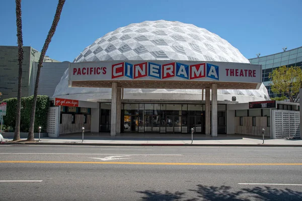 Los Angeles Usa Mayıs 2020 Pasifik Sinerama Tiyatrosu Koronavirüs Karantinası — Stok fotoğraf