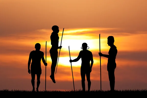 Masai traditional ritual — Stock Photo, Image