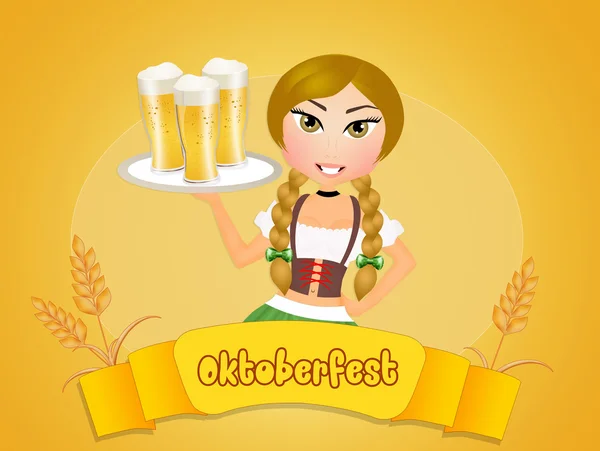 Illustrazione dell'Oktoberfest — Foto Stock