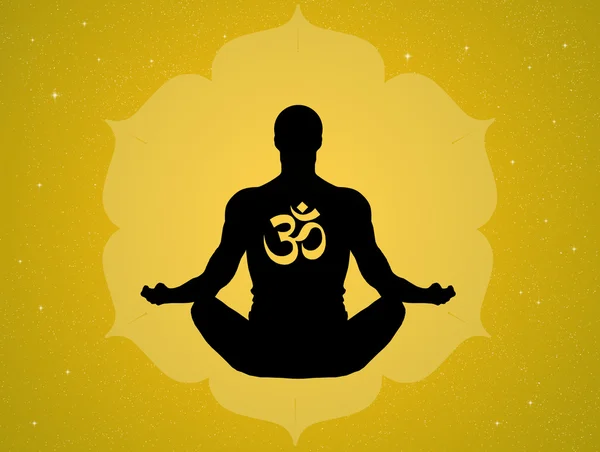 Illustration of yoga — Stock Photo, Image