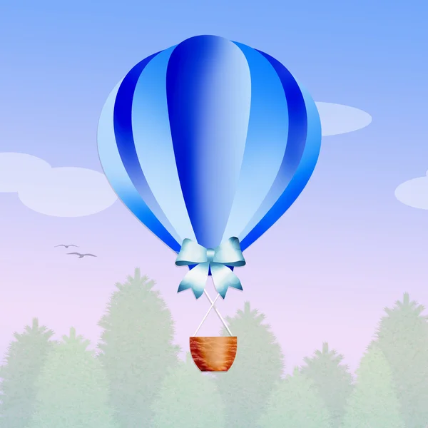 hot air balloon in the sky