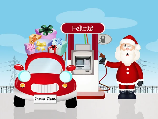 Máquina de Santa Claus combustible felicidad —  Fotos de Stock