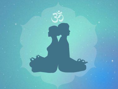 yoga çizimi