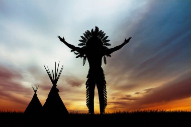 Native American Indian clipart