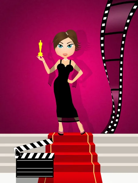 Oscars nominaciones alfombra roja —  Fotos de Stock