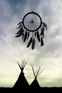 gün batımında Dreamcatcher