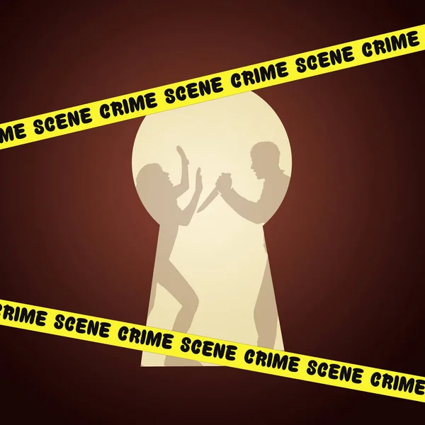 Home of crime — Stock Photo, Image