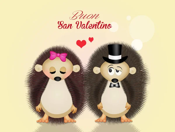 Иллюстрация открытки на день святого Валентина — стоковое фото