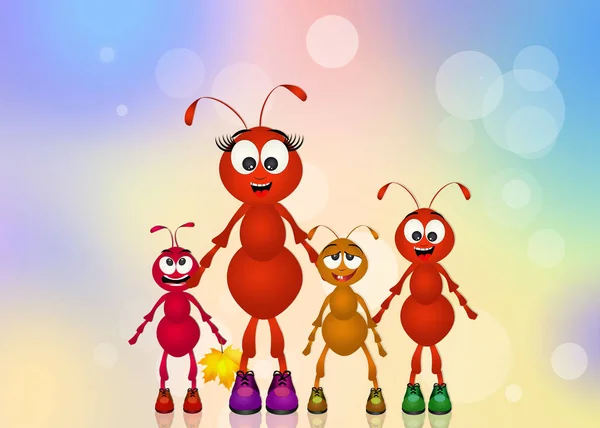 Иллюстрация матери-муравья — стоковое фото