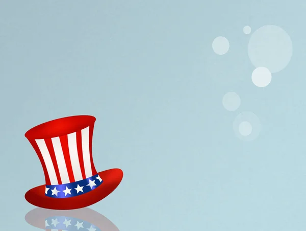Sombrero americano para el 4 de julio —  Fotos de Stock