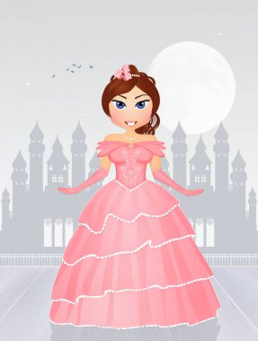 Güzel prenses resmi