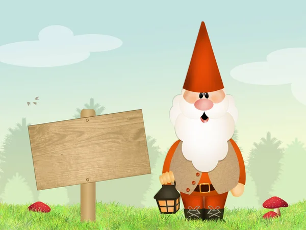 Gnome の庭の図 — ストック写真