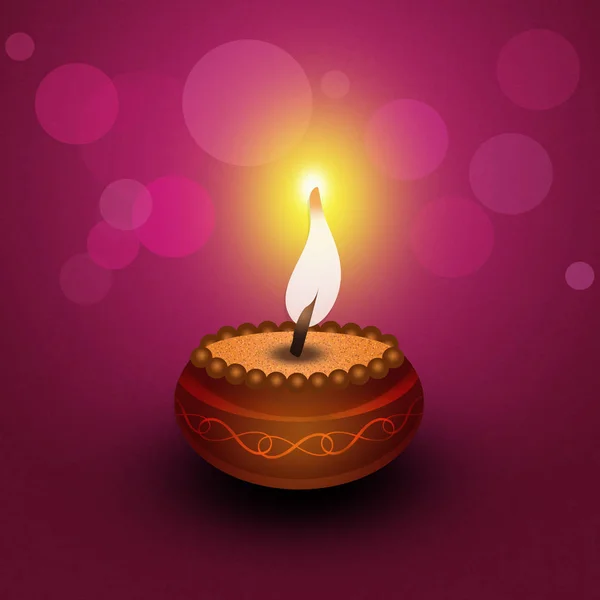 Illustrazione della candela — Foto Stock