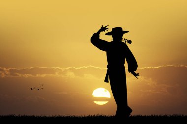İspanyol flamenko dansçısı
