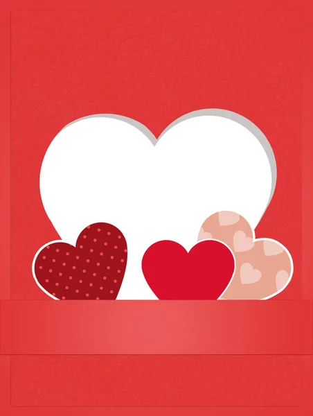 Postcard for Valentine's Day — Stock Photo, Image