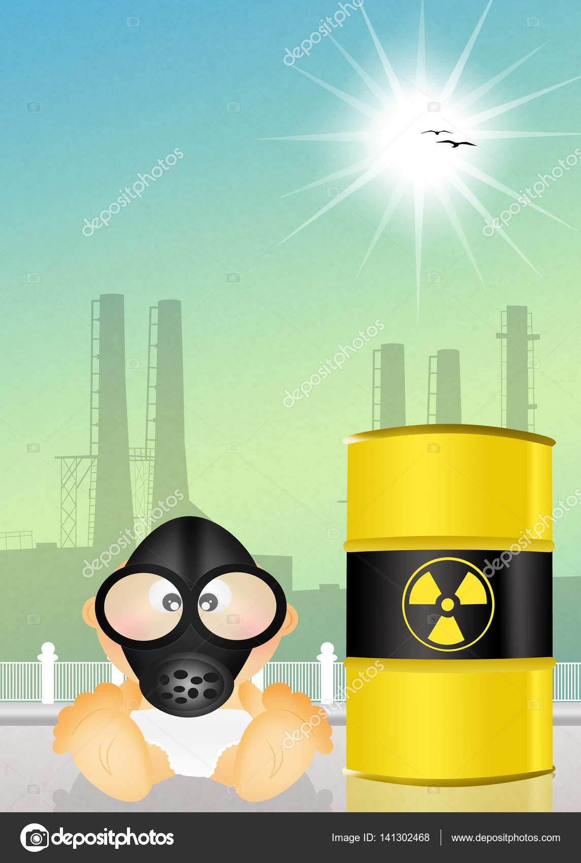 Bebek gaz maskesi — Stok Foto © adrenalina 141302468