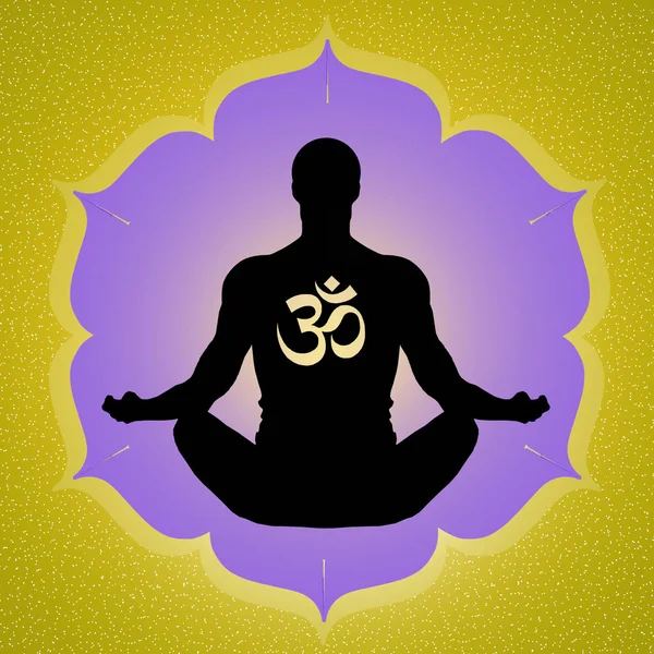 Illustration of yoga — Stock Photo, Image